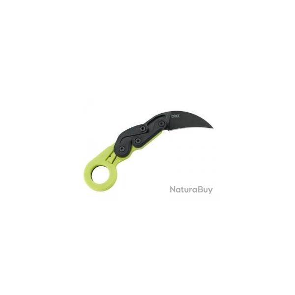 Couteau karambit CRKT PROVOKE ZAP  lame Hawkbill acier 1.4116 finition  blackwash 