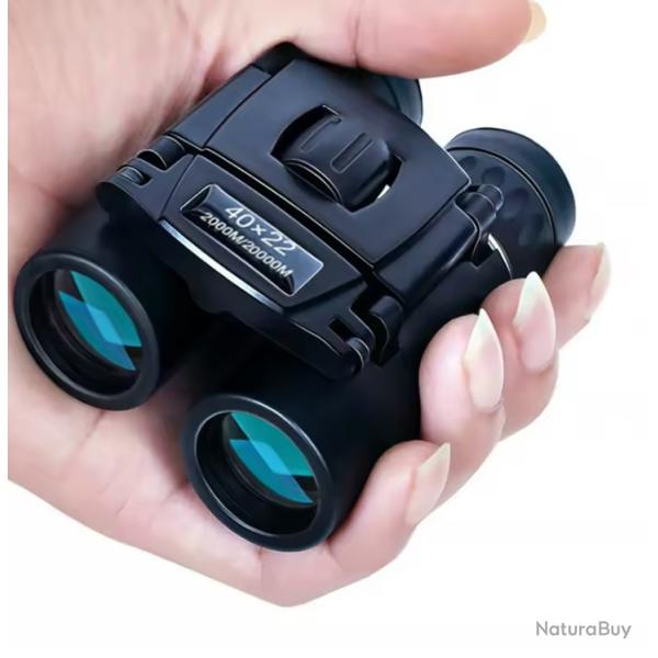 Jumelles puissantes 40x22 HD, Mini t�lescope pliant longue port�e de 2000M, pour chasse & plein air