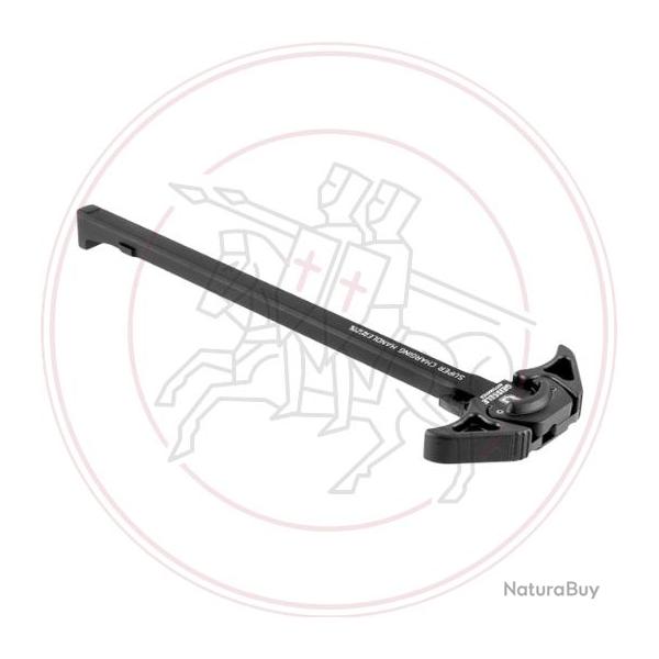 GEISSELE - LEVIER D'ARMEMENT AMBIDEXTRE SCH 7,62 - AR10 NOIR