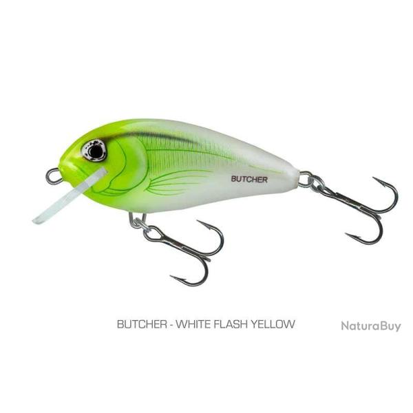 Poisson Nageur Salmo Butcher Sinking 5cm White Flash Yellow