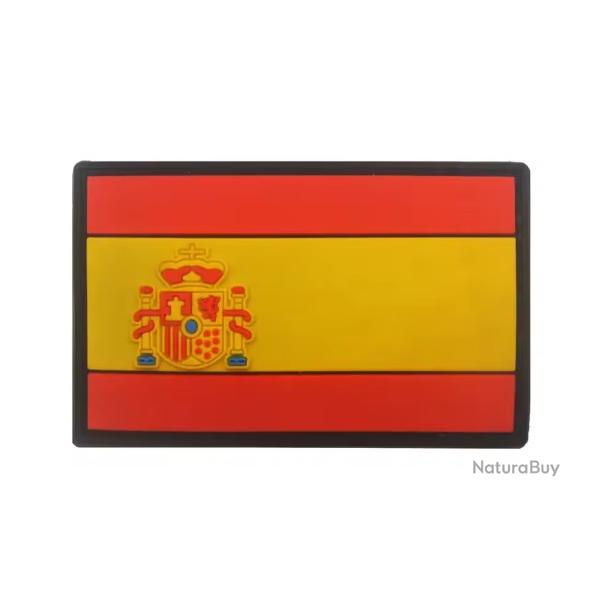 Patch Drapeau - Espagne - PVC - Velcro - Livraison gratuite