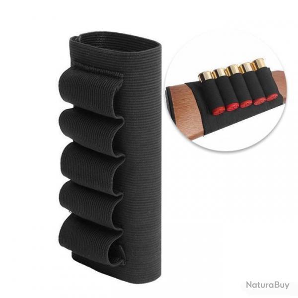 Cartouchi�re de crosse ambidextre pour 5 munitions de calibre 16 - livraison gratuite