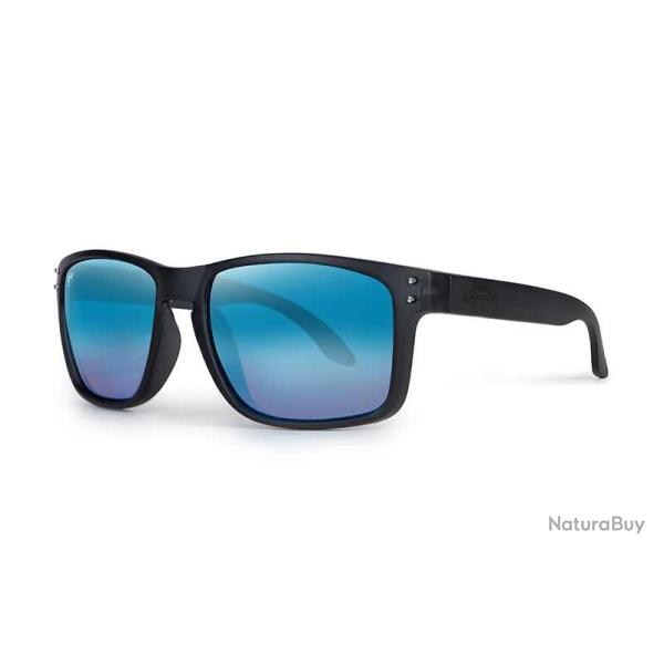 Lunettes Polarisantes Fox Rage Transparent Black Brown Lens Mirror Blue