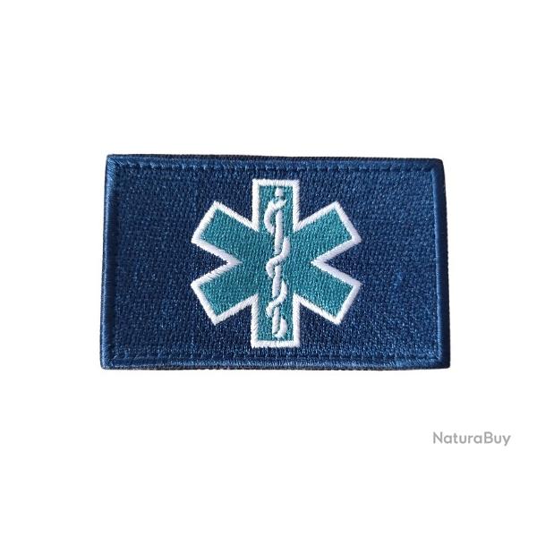 Patch Paramedic - Bleu - Velcro - Livraison gratuite
