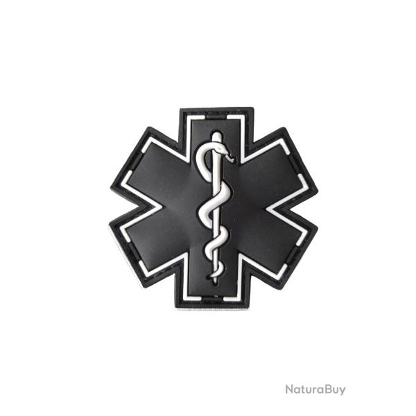 Patch M�dical - Etoile Noire - PVC - Velcro - Livraison gratuite