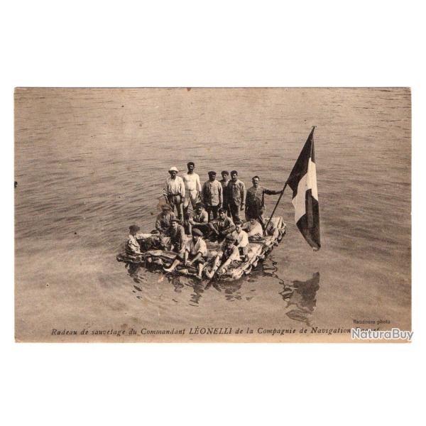 CPA - Radeau de sauvetage du Commandant LEONELLI de la Compagnie Paquet -  N�3280