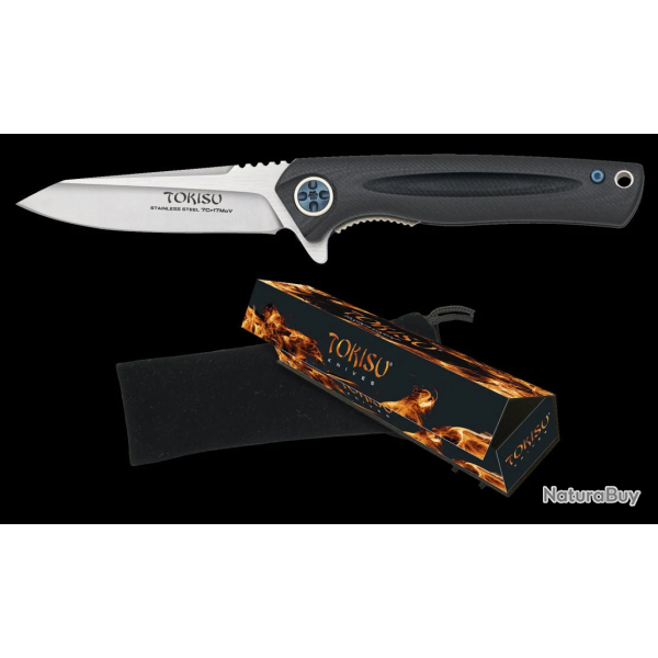 Tokisu 18769 Couteau pliant CNC/G-10