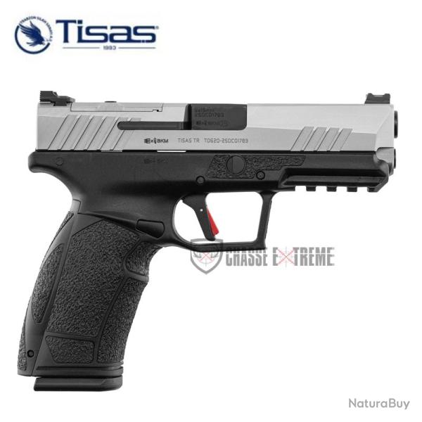 Pistolet TISAS PX-9 Duty GEN 3 Cal 9x19 mm Bicolore Noir/Stainless