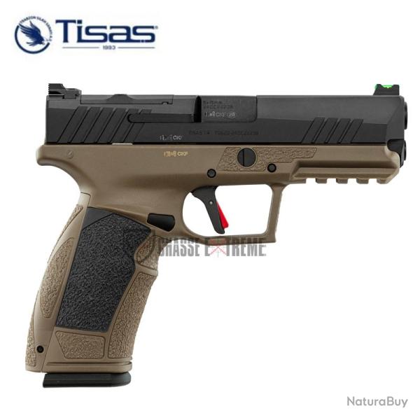 Pistolet TISAS PX-9 Duty GEN 3 Cal 9x19 mm Bicolore Noir/Fde