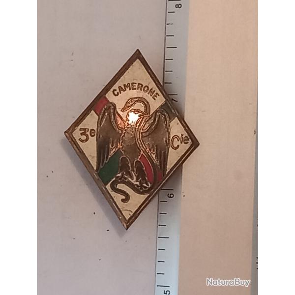 Insigne de la 3�me compagnie du 4�me r�giment �tranger d'infanterie (4�me REI)