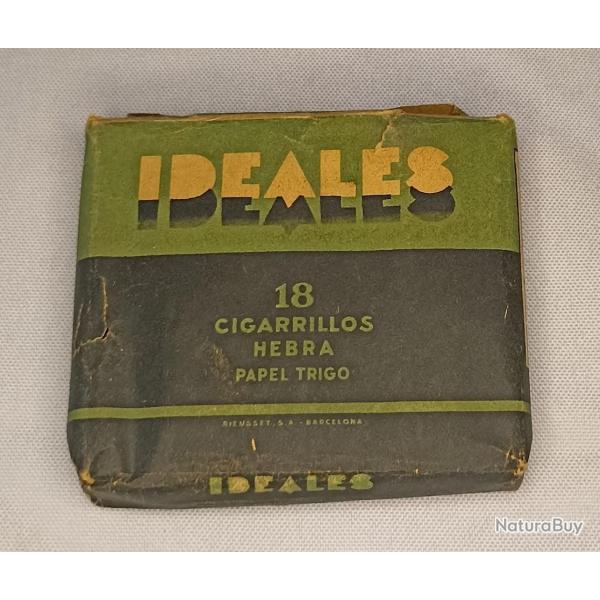Paquet sell� cigarrillos IDEALES vintage ann�es 40