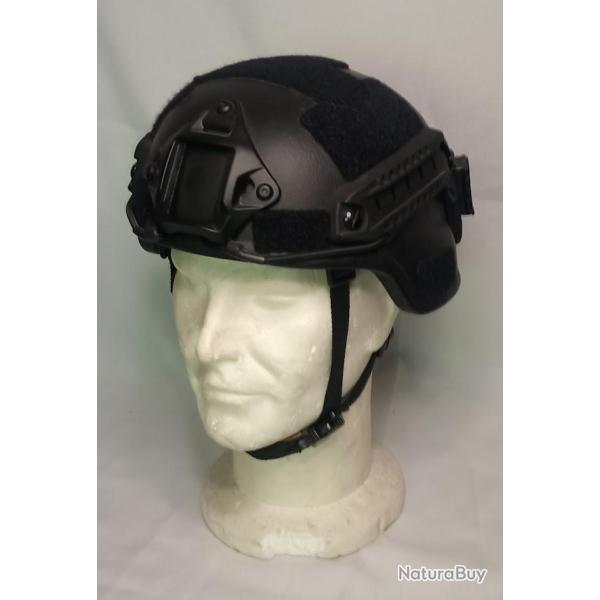 Casque balistique MID CUT noir Le PROTECTEUR Niv III-A