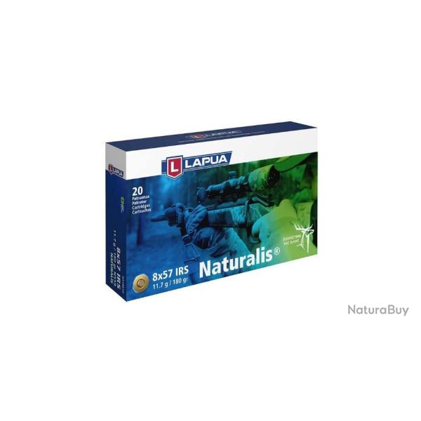 Munitions LAPUA naturalis cal.8x57jrs 180gr par 60