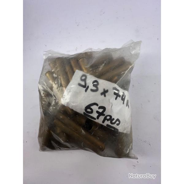 Lot 67 ouilles vrac 9.3x74  m�lang� tir� 1 fois