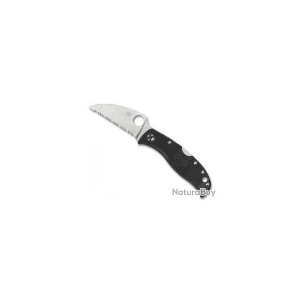 Couteau Spyderco ROCKJUMPER lame Wharncliffe  dents acier VG-10  cran