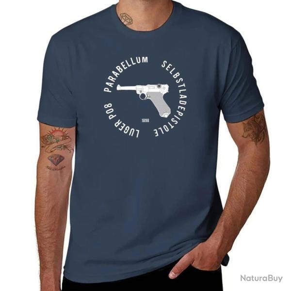 T shirt Parabellum Luger P08 Navy
