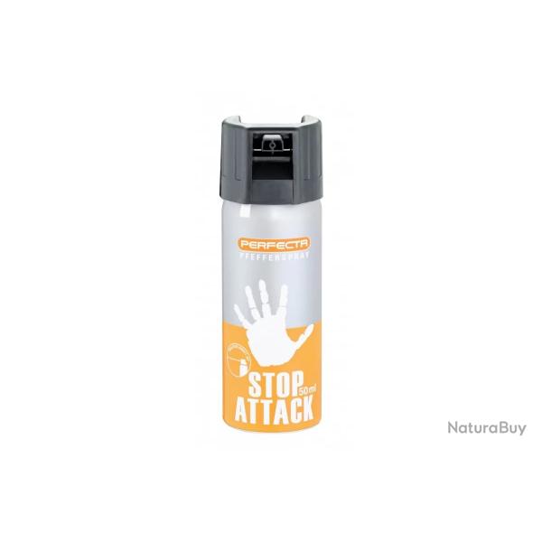 Lot de 2 Bombe Lacrymogne Aerosol incapacitant Umarex Perfecta 50ml Gel Poivre