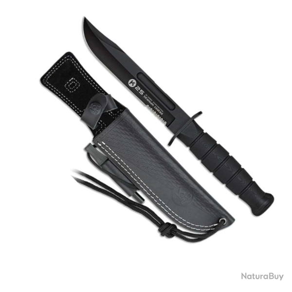 K25 32692 Couteau tactique noir