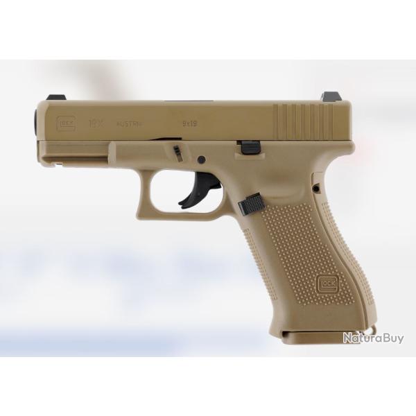 Pistolet GLOCK 19X UMAREX coyote Co2 cal.4.5mm 19 coups