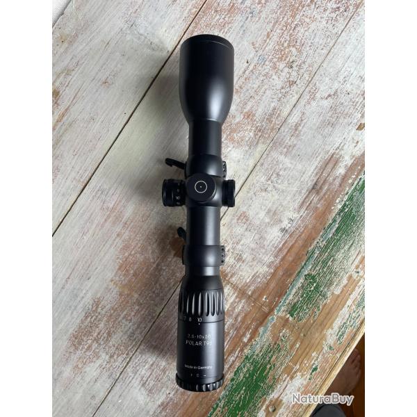 A vendre lunette d affut Schmidt & Bender Polar T96 2.5-1050 + collier de montage SUM Sauer