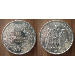 France 10 Francs 1970 Hercule Piece Argent Hercules Franc Frcs Frc frs