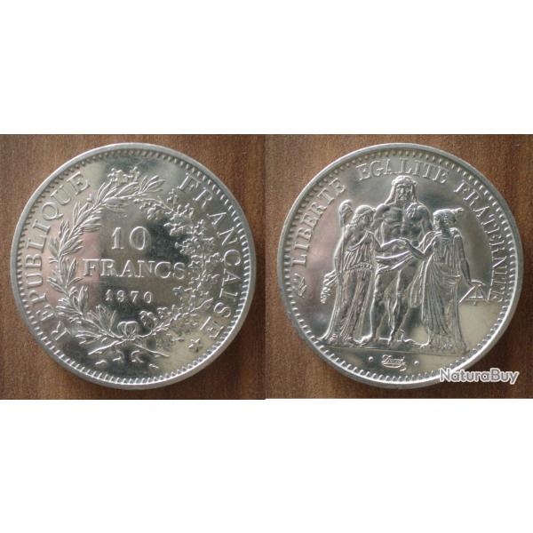 France 10 Francs 1970 Hercule Piece Argent Hercules Franc Frcs Frc frs