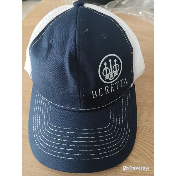 Casquette beretta bleu et blanche
