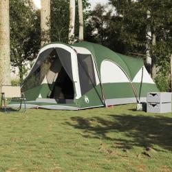 Tente familiale tunnel 8 personnes vert imperm&eacute;able