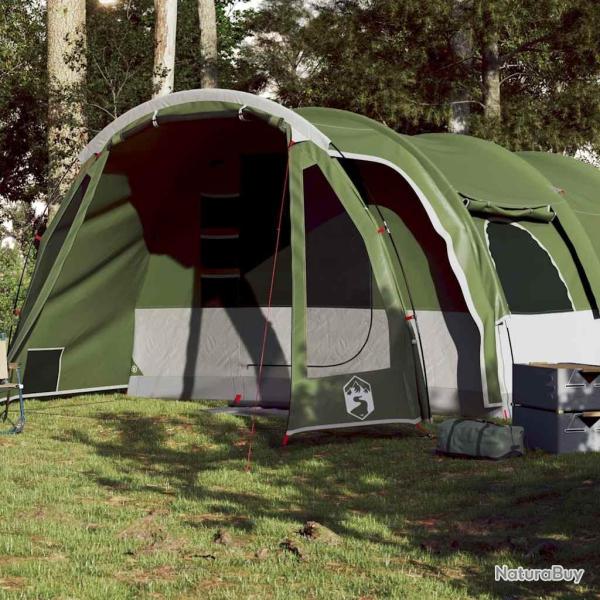 Tente familiale tunnel 8 personnes vert imperm�able alsavelo