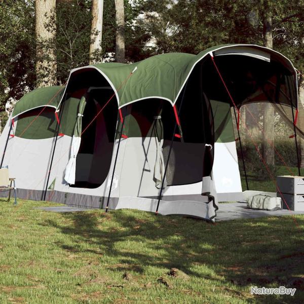 Tente familiale tunnel 8 personnes vert imperm�able alsavelo