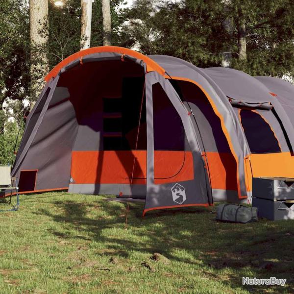 Tente familiale tunnel 8 personnes gris imperm�able