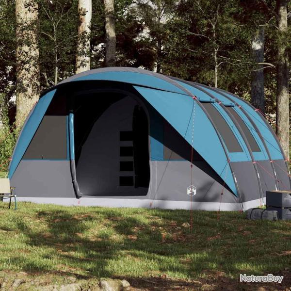 Tente familiale tunnel 7 personnes bleu imperm�able