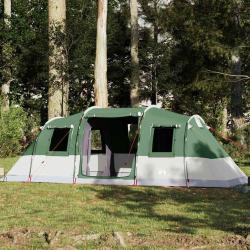 Tente familiale tunnel 6 personnes vert imperm&eacute;able