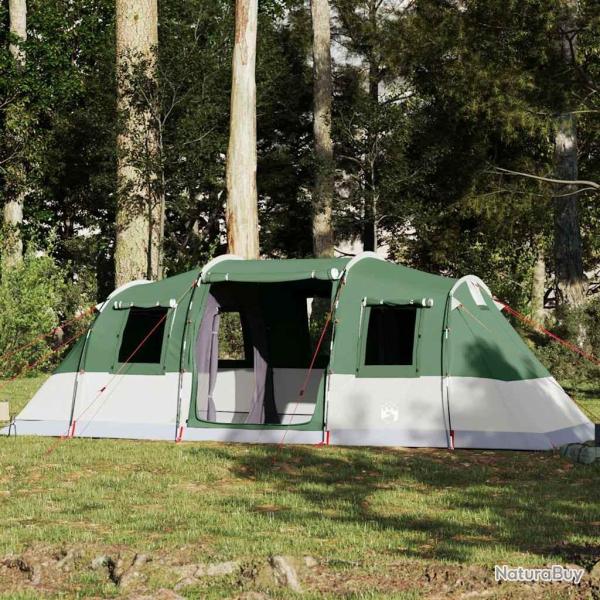 Tente familiale tunnel 6 personnes vert imperm�able alsavelo