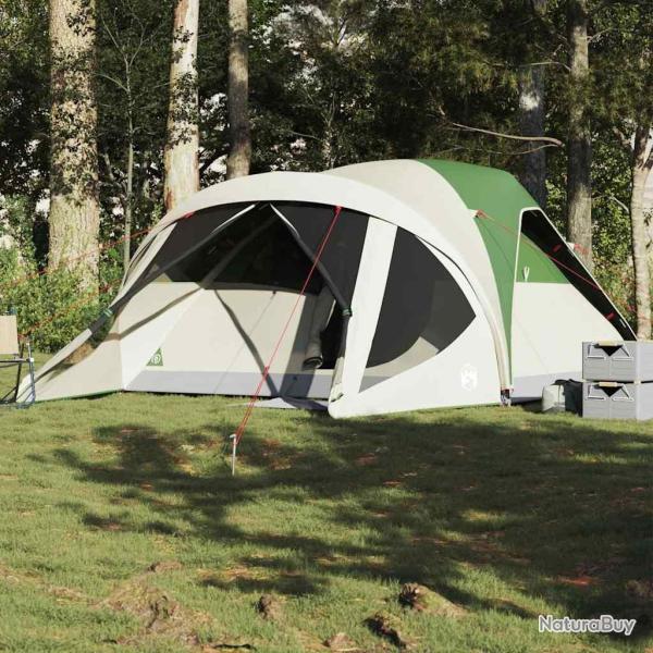 Tente familiale tunnel 6 personnes vert imperm�able