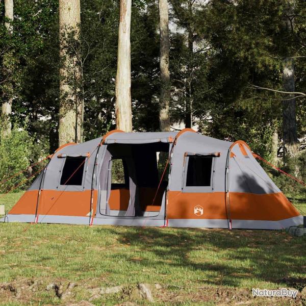 Tente familiale tunnel 6 personnes gris imperm�able