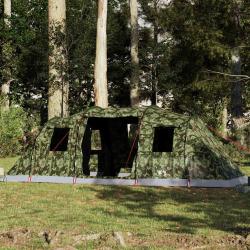 Tente familiale tunnel 6 personnes camouflage imperm&eacute;able