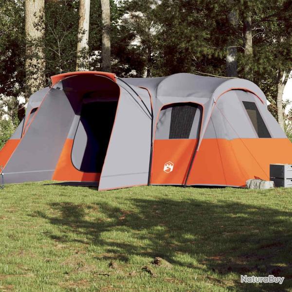Tente familiale tunnel 16 personnes gris imperm�able