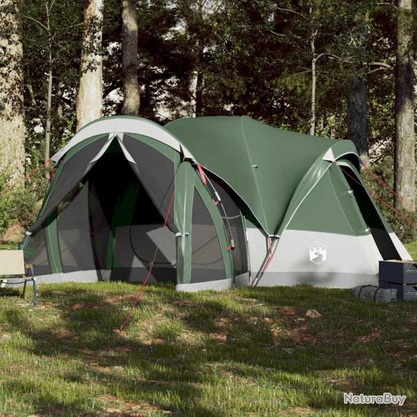 Tente familiale tipi 8 personnes vert imperm�able