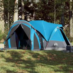 Tente familiale tipi 8 personnes bleu imperm&eacute;able