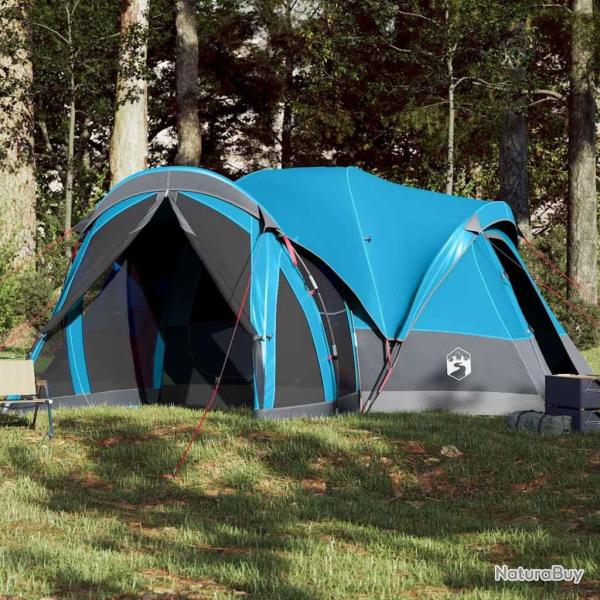 Tente familiale tipi 8 personnes bleu imperm�able