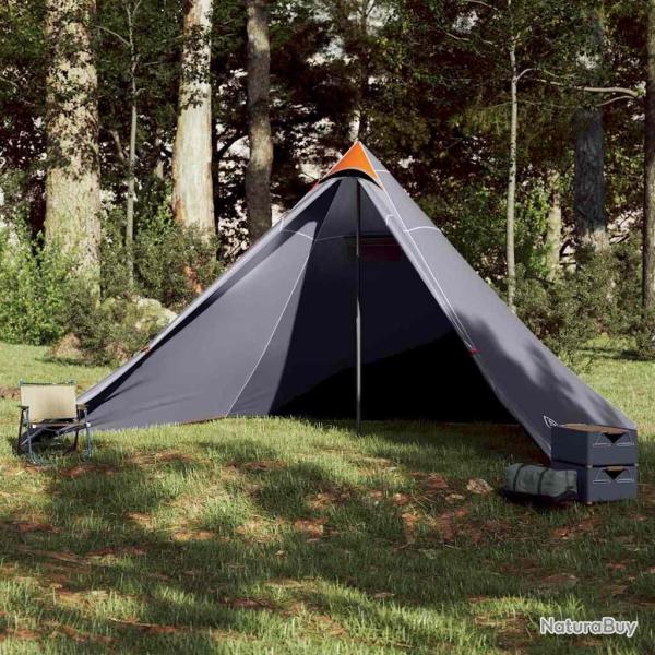 Tente familiale tipi 7 personnes gris et orange imperm�able