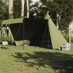Tente familiale tipi 6 personnes vert olive imperm&eacute;able alsavelo
