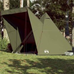 Tente familiale tipi 6 personnes vert olive imperm&eacute;able alsavelo