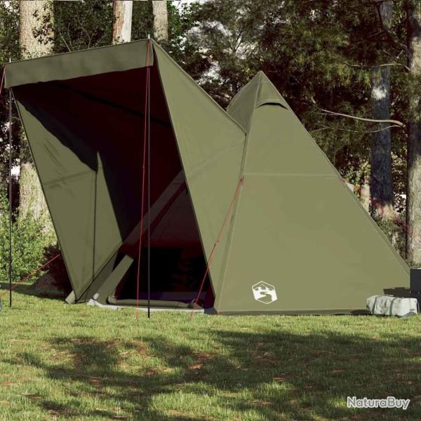 Tente familiale tipi 6 personnes vert olive imperm�able