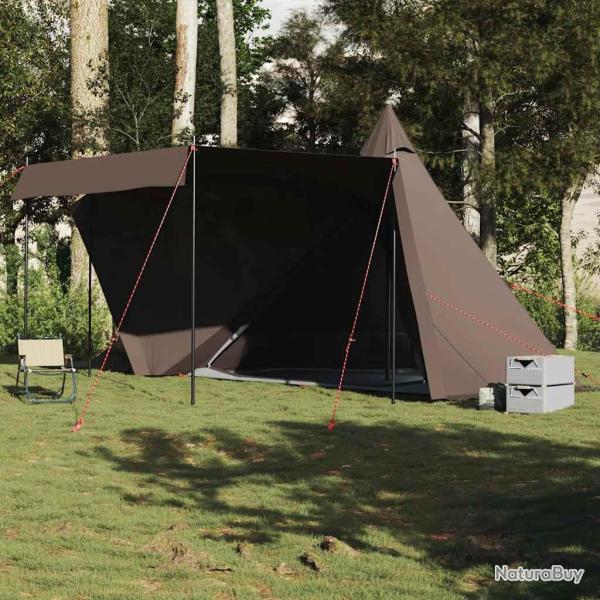 Tente familiale tipi 6 personnes marron imperm�able