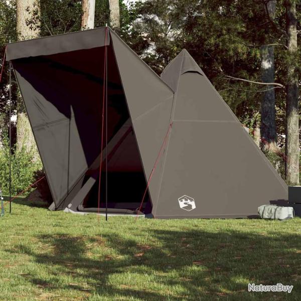 Tente familiale tipi 6 personnes marron imperm�able