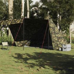 Tente familiale tipi 6 personnes camouflage imperm&eacute;able alsavelo