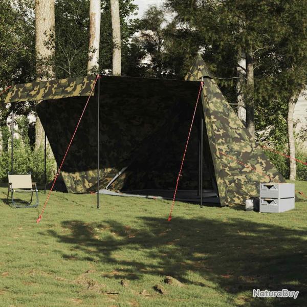 Tente familiale tipi 6 personnes camouflage imperm�able