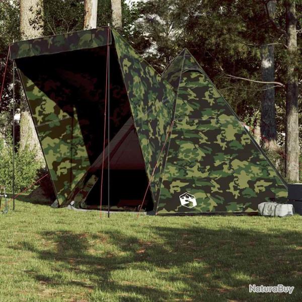 Tente familiale tipi 6 personnes camouflage imperm�able
